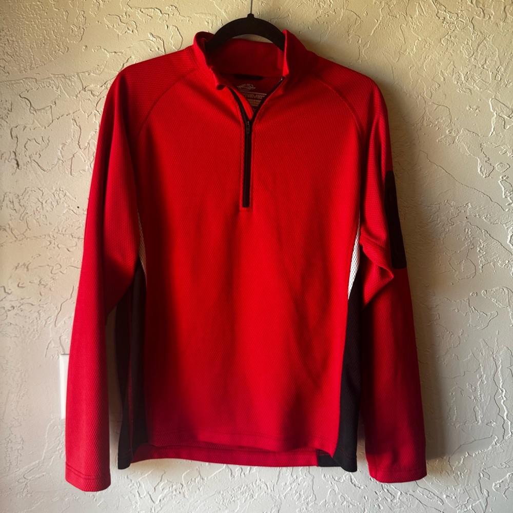 Obermeyer Red Pullover with Black Trim Size Medium